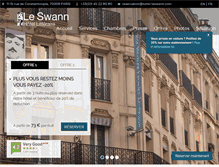 Tablet Screenshot of hotel-leswann.com